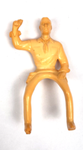 Vintage Hartland Maverick Western Figure Plastic Toy 4&quot; Cowboy Unpainted - £18.08 GBP