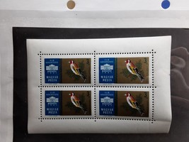 Hungary Magyar Posta Carduelis Bird Plate Block 1961 - £2.95 GBP