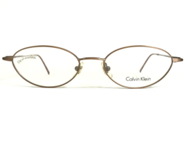 Calvin Klein Eyeglasses Frames 354 570 Rustic Brown Round Full Rim 52-18... - £43.79 GBP