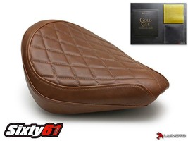 Honda Rebel 300 500 Seat Cover with Gel Pad 2017-2020 2021 Luimoto Brown Front - £212.57 GBP
