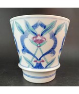 Japanese Hirado Ware Beer Cup Porcelain, Enamel Over Glaze, Mint Condition - $99.99