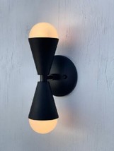 Modern Wall Sconce Light Black Matte Finish Home Décor Wall Light Vanity... - £70.34 GBP