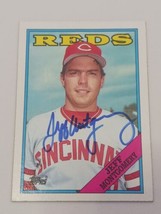 Jeff Montgomery Cincinnati Reds 1988 Topps Autograph Card #447 READ DESCRIPTION - £3.81 GBP