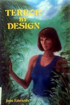 Terror by Design by Jane Edwards / 1990 Hardcover Espionage Thriller - £1.78 GBP