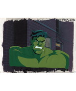Incredible Hulk Signed Art Animation Cel Iron Man Animated Series Larry ... - £237.10 GBP