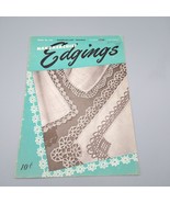 Vintage Needlework Patterns, Coats &amp; Clark Book 256 Handkerchief Edgings... - $14.52