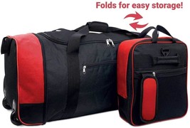 Lightweight and Durable Foldable Travel Sports Luggage Bag Shoulder Strap - £18.27 GBP