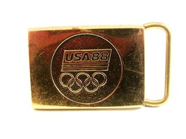 Vintage 1988 U.S.A. Olympics Belt Buckle by BTS - $12.99