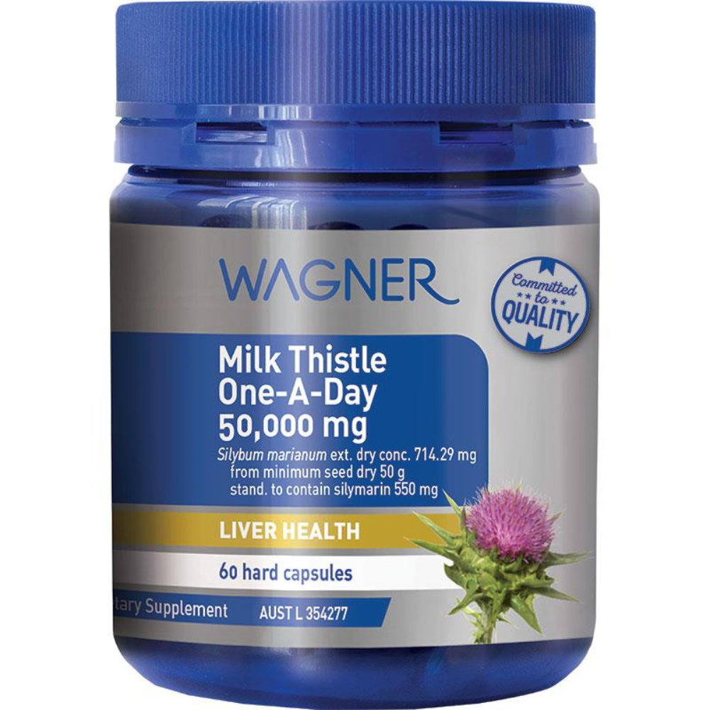 Wagner Milk Thistle One A Day 50000mg 60 Capsules - $78.95
