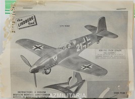 Lindberg 1/72 Scale Heinkel HE 100 Kit No 435  - $13.75