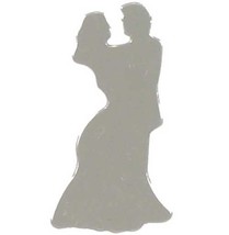 Confetti Bride &amp; Groom Silver Wedding Confetti 1/2 Oz Bag FREE SHIPPING - $3.95+
