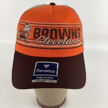 Cleveland Browns Snapback Hat Ball Cap Fanatics Adjustable NFL Football New - £23.15 GBP