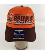 Cleveland Browns Snapback Hat Ball Cap Fanatics Adjustable NFL Football New - $564.52 MXN