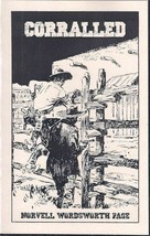 Corralled - Norvell W. Page - Sabre Press 2020 Western Chapbook - €2,62 EUR