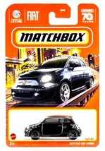 Matchbox 2019 Fiat 500 Turbo BLACK  2023 Matchbox #16 - $8.49