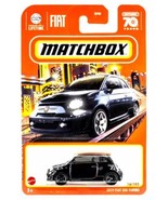 Matchbox 2019 Fiat 500 Turbo BLACK  2023 Matchbox #16 - $11.58 CAD
