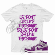  GRIND T Shirt for J1 1 Mid WMNS Magenta Grey Purple High Low Berry Plum 9 6 - £20.27 GBP+