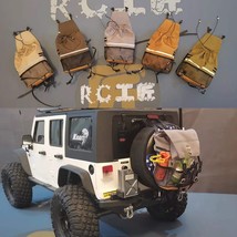 RC Replica Spare Wheel Kit Mini Hiking Backpack Mood Pieces for 1/10 Crawler Car - £21.19 GBP