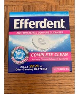 Efferdent Denture Cleanser Complete Clean 20 Tablets - $15.72