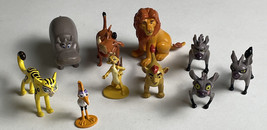 Lot of 10 Disney Lion King Figures Collectible Vintage Plastic Toys Simba - £18.72 GBP