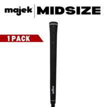 Majek Mens Tour Pro Black Midsize LOGO Golf Grips - 1 GRIP - $13.73 CAD