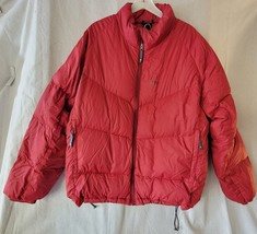 Sierra Designs Mens XL Red Down Puffer Jacket Puffy Coat - £28.30 GBP