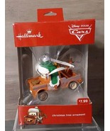 Cars Disney Pixar Tow Mater Hallmark Seasons ChristmasOrnament Green Avi... - $32.52