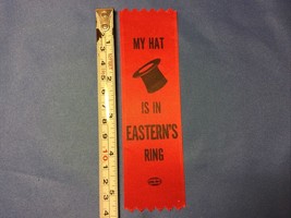 Eastern Airlines MY HAT IS IN EASTERN’S RING Bookmark - $12.85