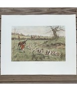 Vintage Art Print A Kill in the Open by George Derville Rowlandson 24&quot; x... - €16,19 EUR