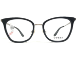 Guess Eyeglasses Frames GU2706 001 Black Silver Cat Eye 50-17-140 - £51.33 GBP