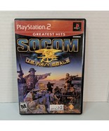 SOCOM: U.S. Navy SEALs Greatest Hits (Sony PlayStation 2, 2003) PS2 with Manual - $6.35