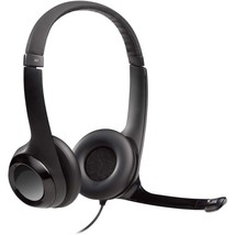 Logitech H390 USB Headset with Noise-Canceling Mic - Crystal Clear Audio- Black - £24.69 GBP