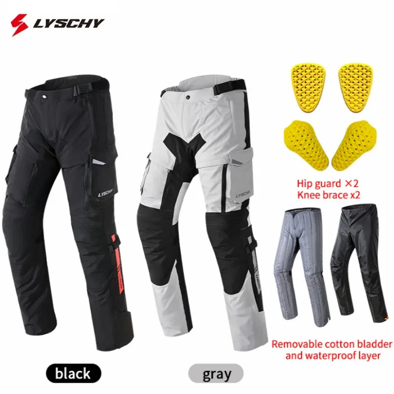 LYSCHY Four Seasons Motorcycle Riding Pants Winter Detachable Waterproof... - £326.47 GBP