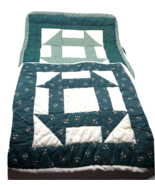 Quilt Square Pot Holder Hot Mat Hole in the Barn Door Set Lot 2 Vintage ... - €8,06 EUR