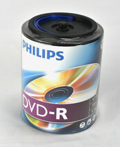 Philips 16X DVD-R Media 100 Pack in Spindle Handle (DM4S6H00F/17) Torn plastic - £38.91 GBP