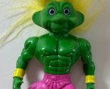 Vintage 1992 Toys N Things Troll Force Mighty Heroes Green Yuk Figure TNT - $24.74