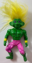 Vintage 1992 Toys N Things Troll Force Mighty Heroes Green Yuk Figure TNT - £19.77 GBP