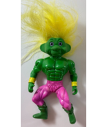 Vintage 1992 Toys N Things Troll Force Mighty Heroes Green Yuk Figure TNT - £19.70 GBP