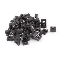 uxcell 60pcs Solder Type 8PIN DIP Integrated Circuit IC Sockets Adaptor - £11.71 GBP