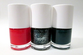 Lot of 3 Holiday Christmas Theme Nail Polish  NOS 0.1oz/3mL Festive &amp; Co... - $10.00