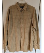 Mens XL Polo by Ralph Lauren Brown Multicolor Button Down Marlowe Shirt - $350.51 MXN