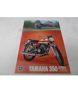 1972 Yamaha R5-B 350cc Original Motorcycle Sales Brochure - $591.59 MXN