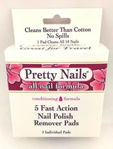 Pretty Nails 5 Fast Action Nails polish Remover Pads *Twin Pack* - $9.99