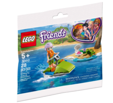 Lego 30410 Friends Mia&#39;s Water Fun Jet Ski Turtle 28 Pcs New Sealed - £7.83 GBP