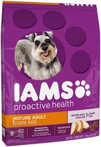 IAMS Mature Adult Senior Dry Dog Food Real Chicken 1ea/15 lb - £60.10 GBP