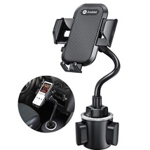 Cup Holder Phone Mount, [Never Shake On Bumpy Road] Adjustable Long Go - £44.64 GBP