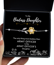Bracelet For Military Daughter, Army Officer Daughter Bracelet Gifts, Nice  - £39.46 GBP