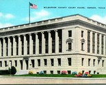 Vtg Linen Postcard - Wilbarger County Court House - Vernon Texas TX - Un... - $8.86