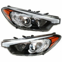 Pair For 2014 2015 2016 Kia Forte Right &amp; Left Side Headlights Halogen Headlamps - £214.05 GBP