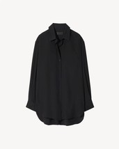 Nili Lotan women's julien shirt in Black - size P/XS - £340.15 GBP